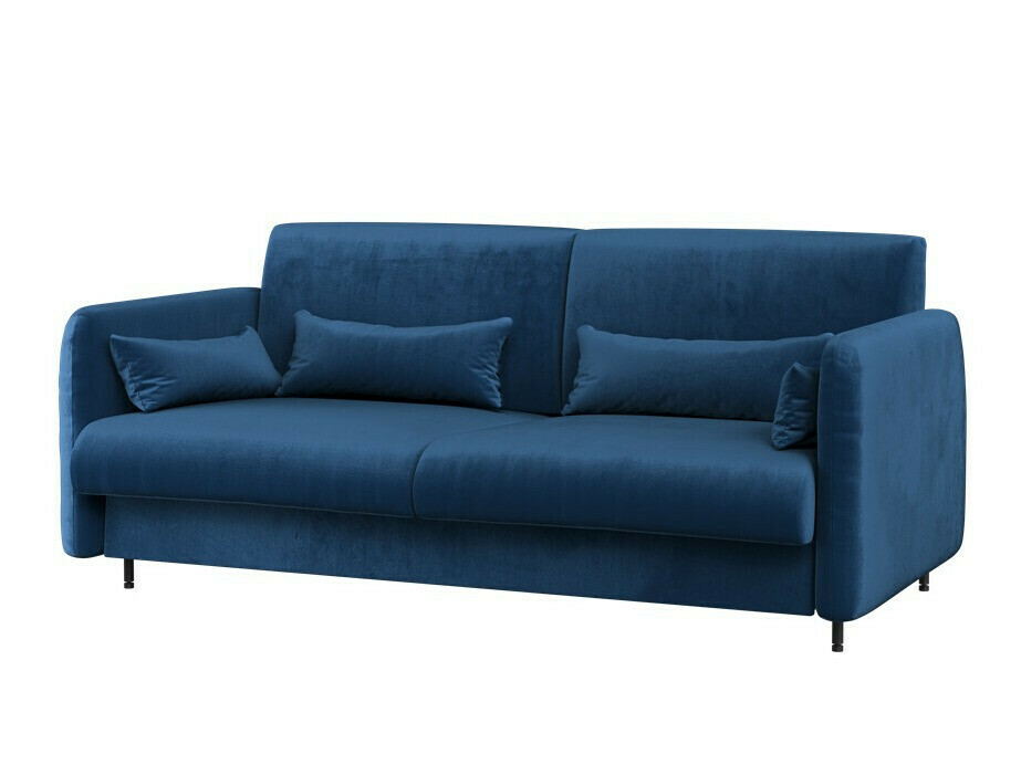 Set namještaja Concept Pro Lenart VI (Sjajno bijela + Bijela + Plava)