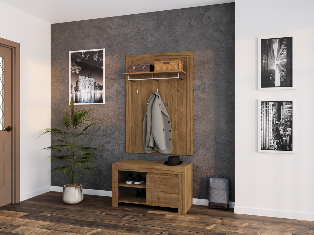 Set za hodnik Sonsoru 140 (Hrast)