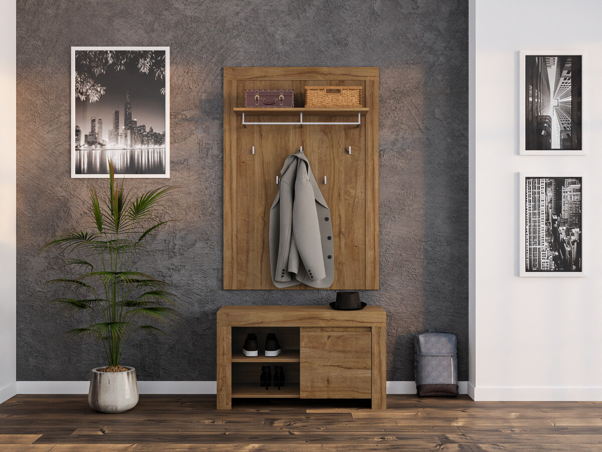 Set za hodnik Sonsoru 140 (Hrast)