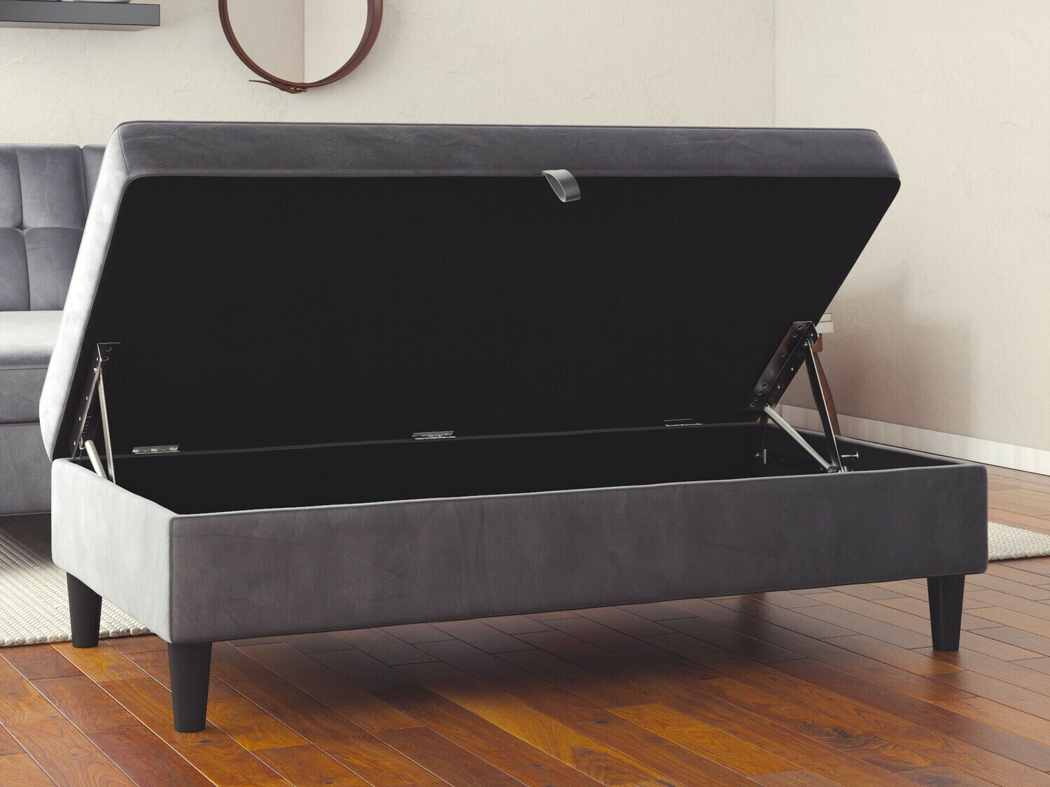 Tapecirana klupa Tulsa 536 (Siva)