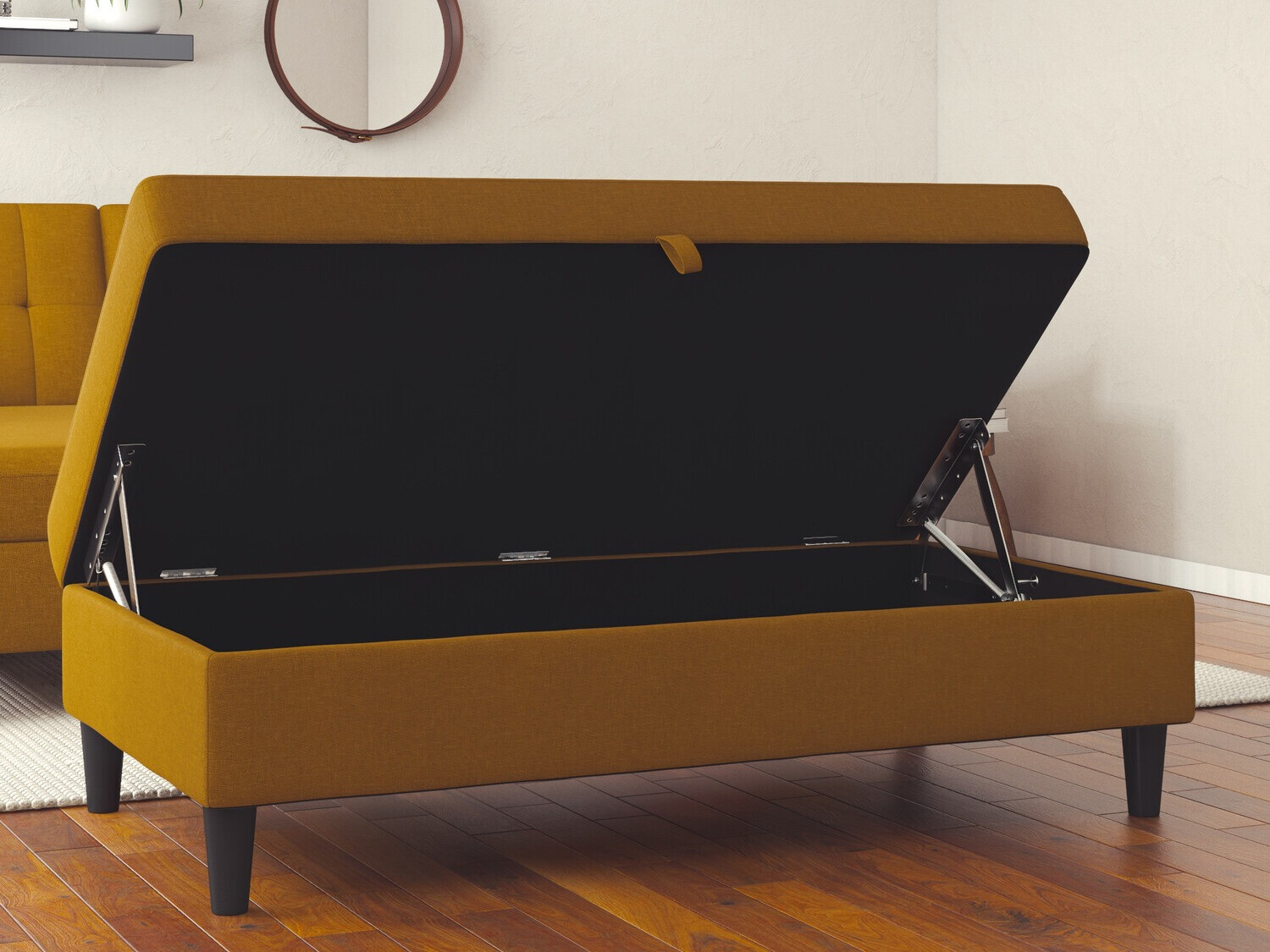 Tapecirana klupa Tulsa 537 (Tamno žuta)