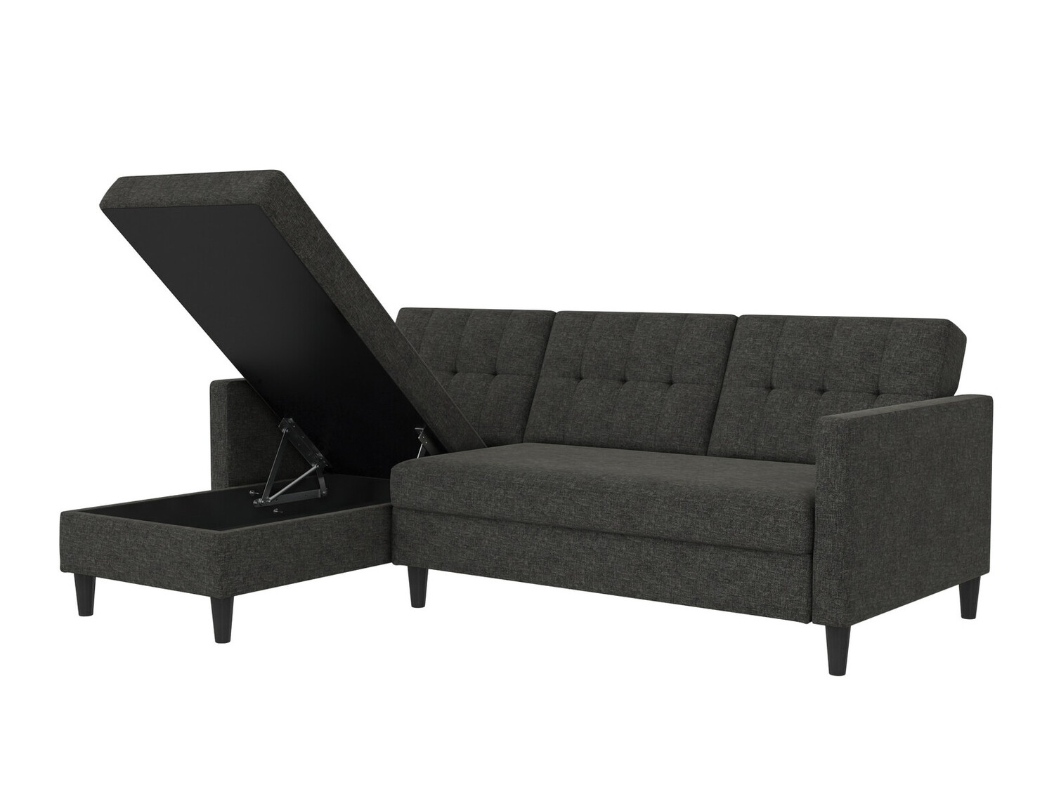 Kutna garnitura Tulsa 539 (Tamno siva)