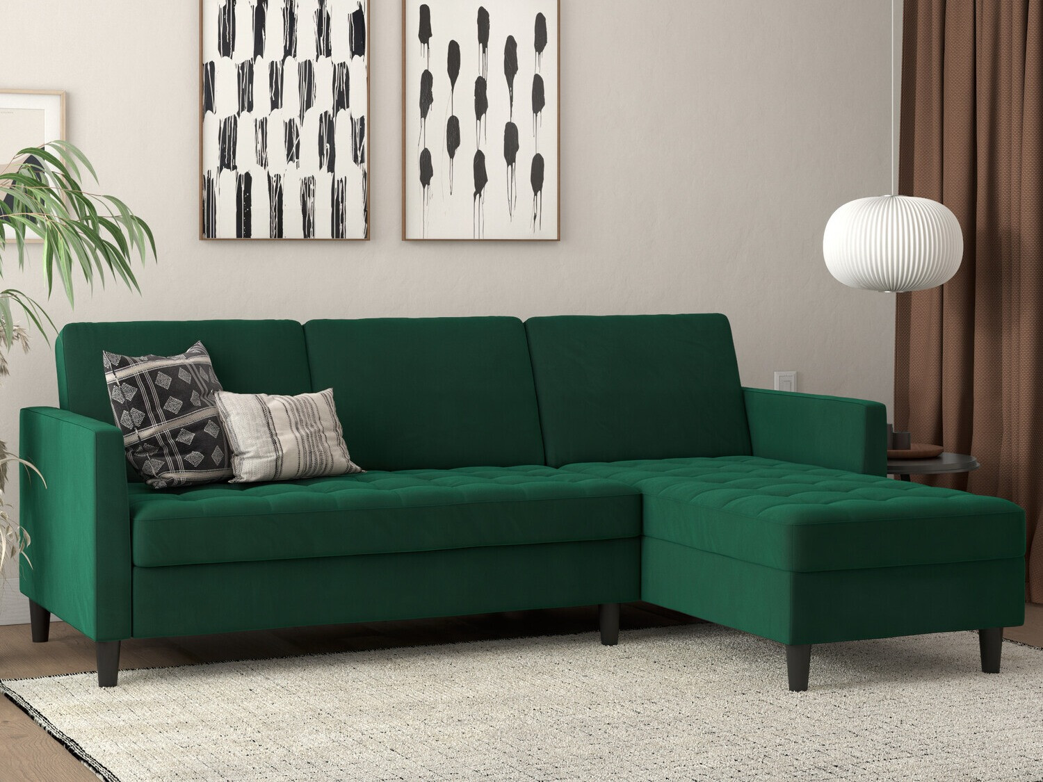 Kutna garnitura Tulsa 540 (Zelena)