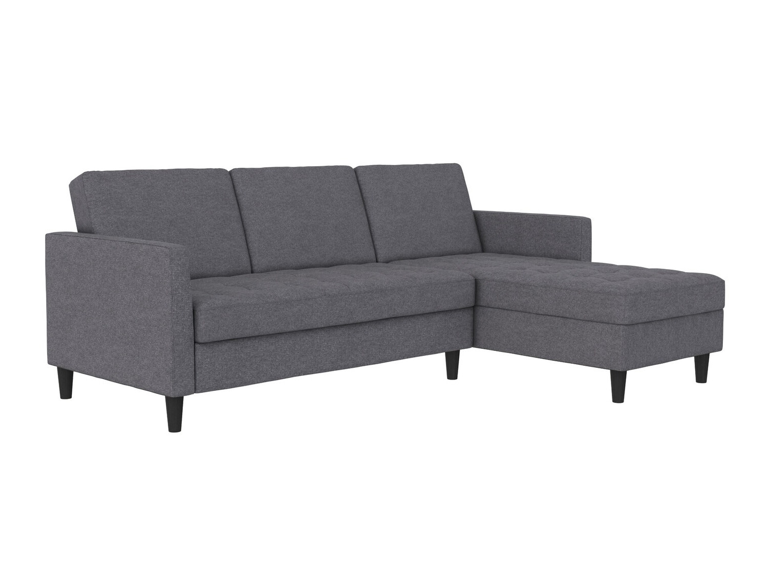 Kutna garnitura Tulsa 541 (Tamno sivo)