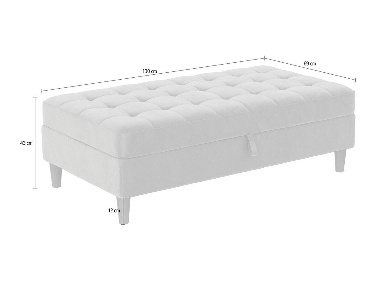 Meka klupa Tulsa 545 (Tamno žuta)