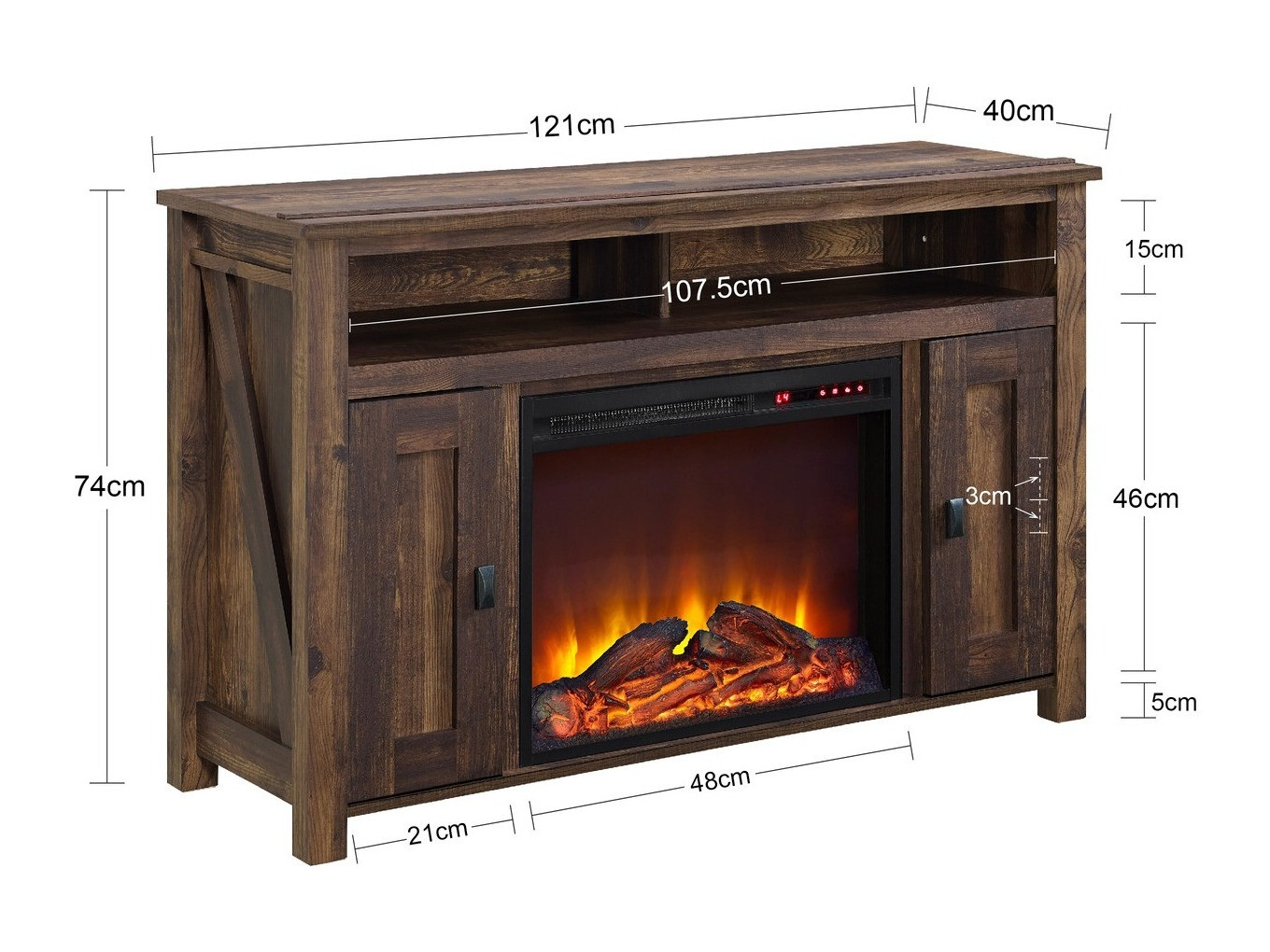 Ormarić Tulsa 548 (Bijela)