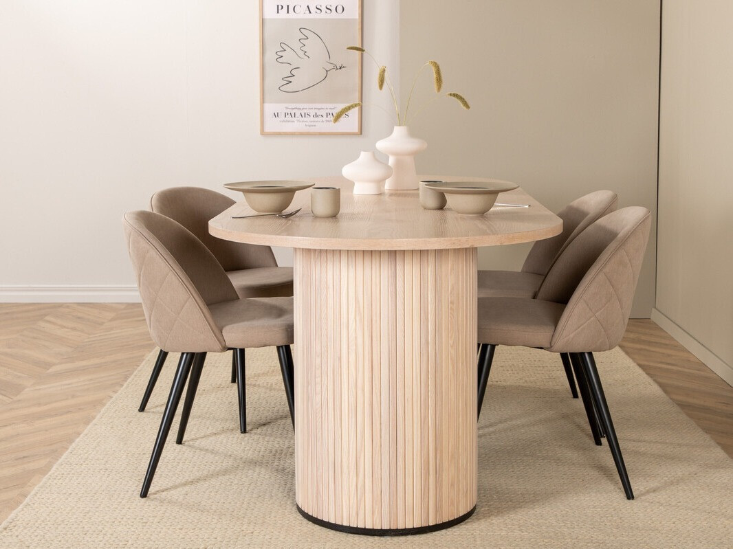 Blagovaonski set Dallas 2765 (Krem + Crna)