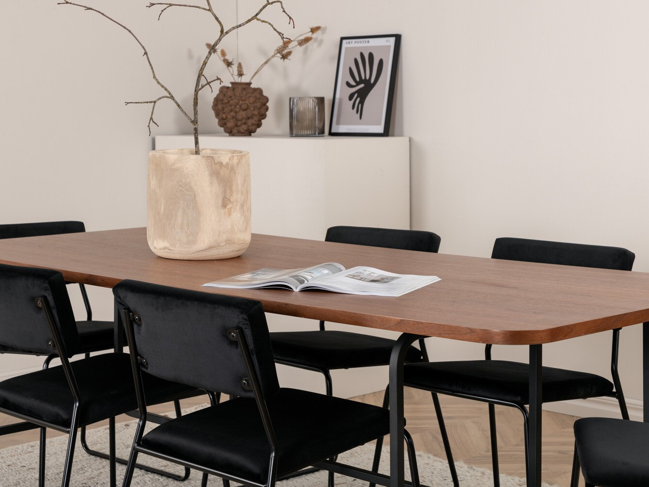 Blagovaonski set Dallas 2795 (Crna)