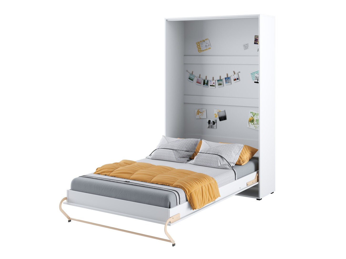 Set namještaja Concept Pro Lenart Levfere 144 (Sjajno bijela + Bijela)