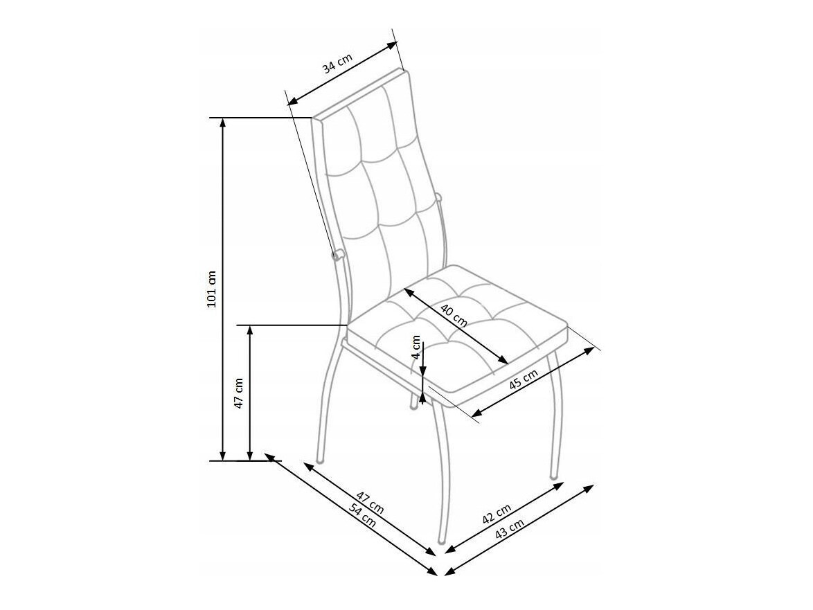 Stolica Houston 863 (Crna)