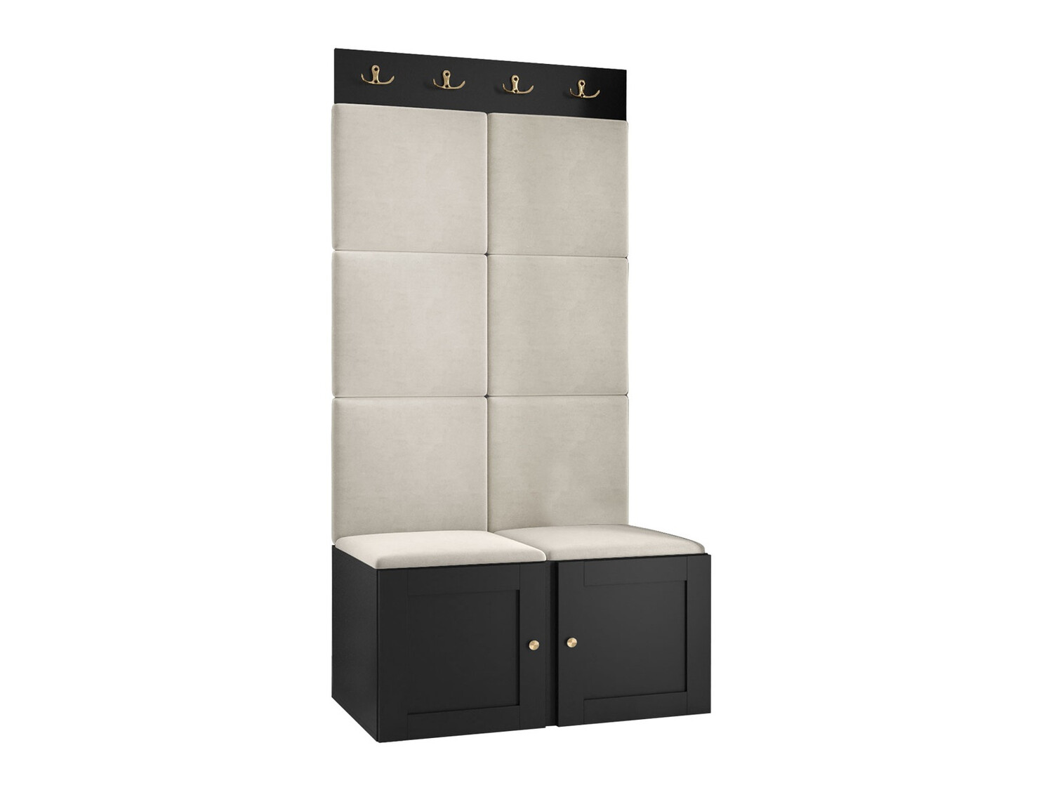 Set za hodnik Hartford 375 (Crna)