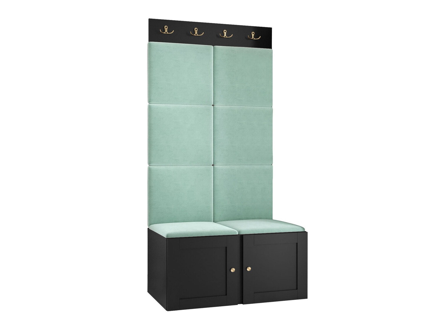 Set za hodnik Hartford 375 (Crna)