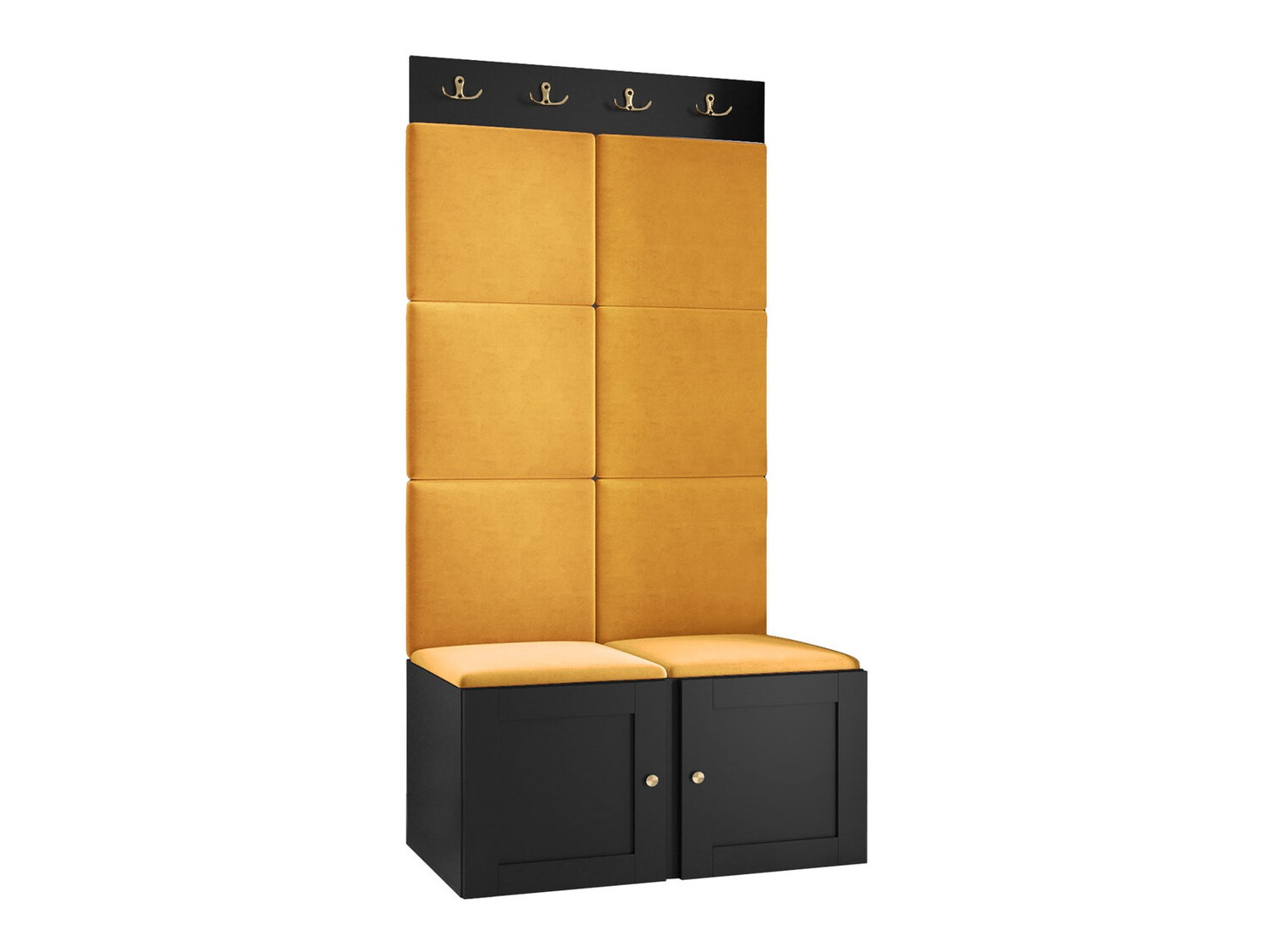 Set za hodnik Hartford 375 (Crna)