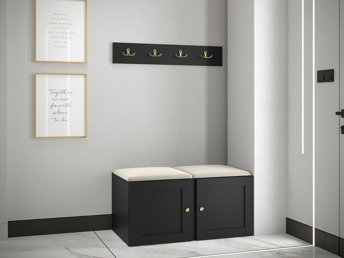 Set za hodnik Hartford 376 (Crna)