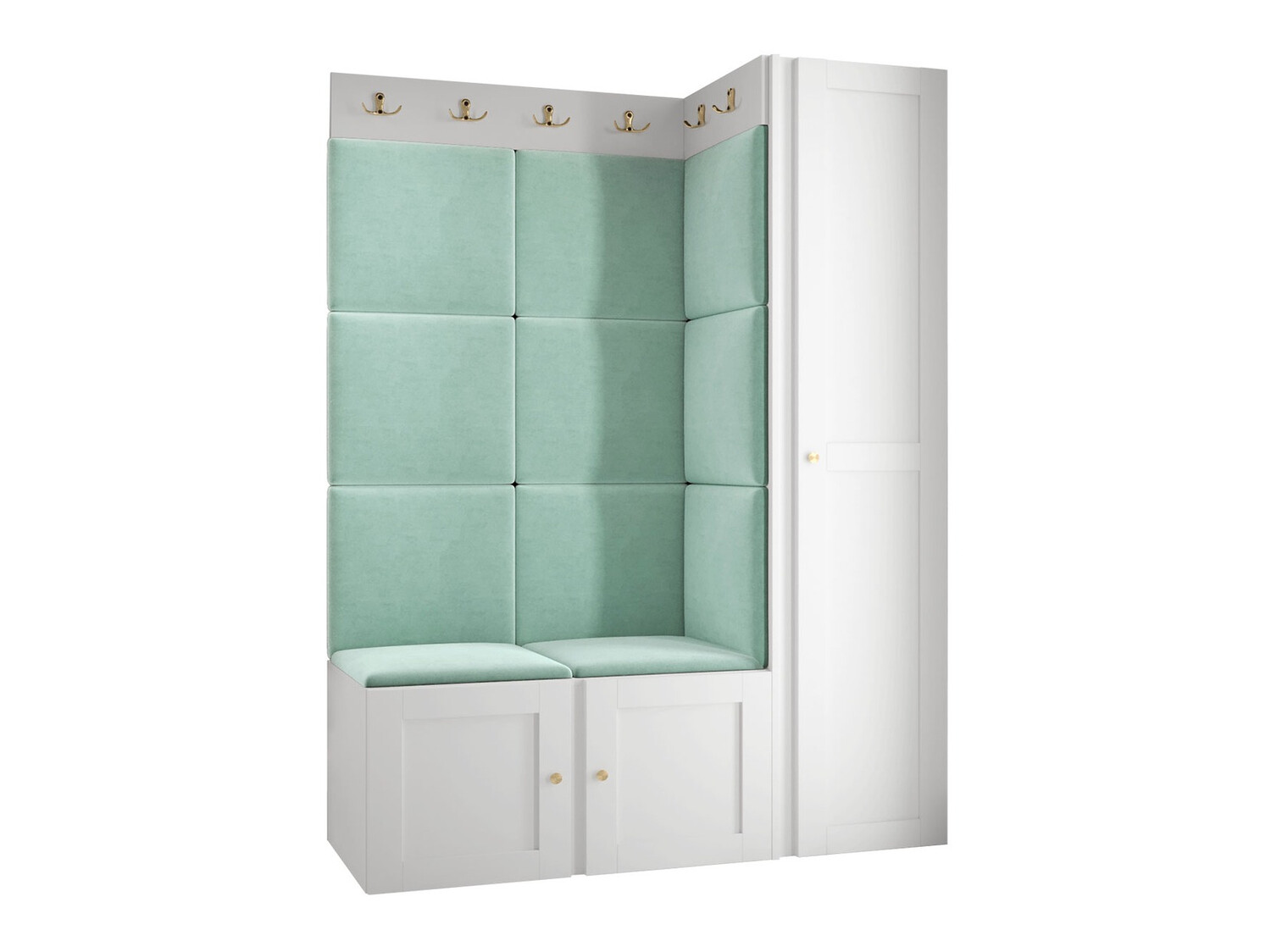 Set za hodnik Hartford 377 (Bijela)