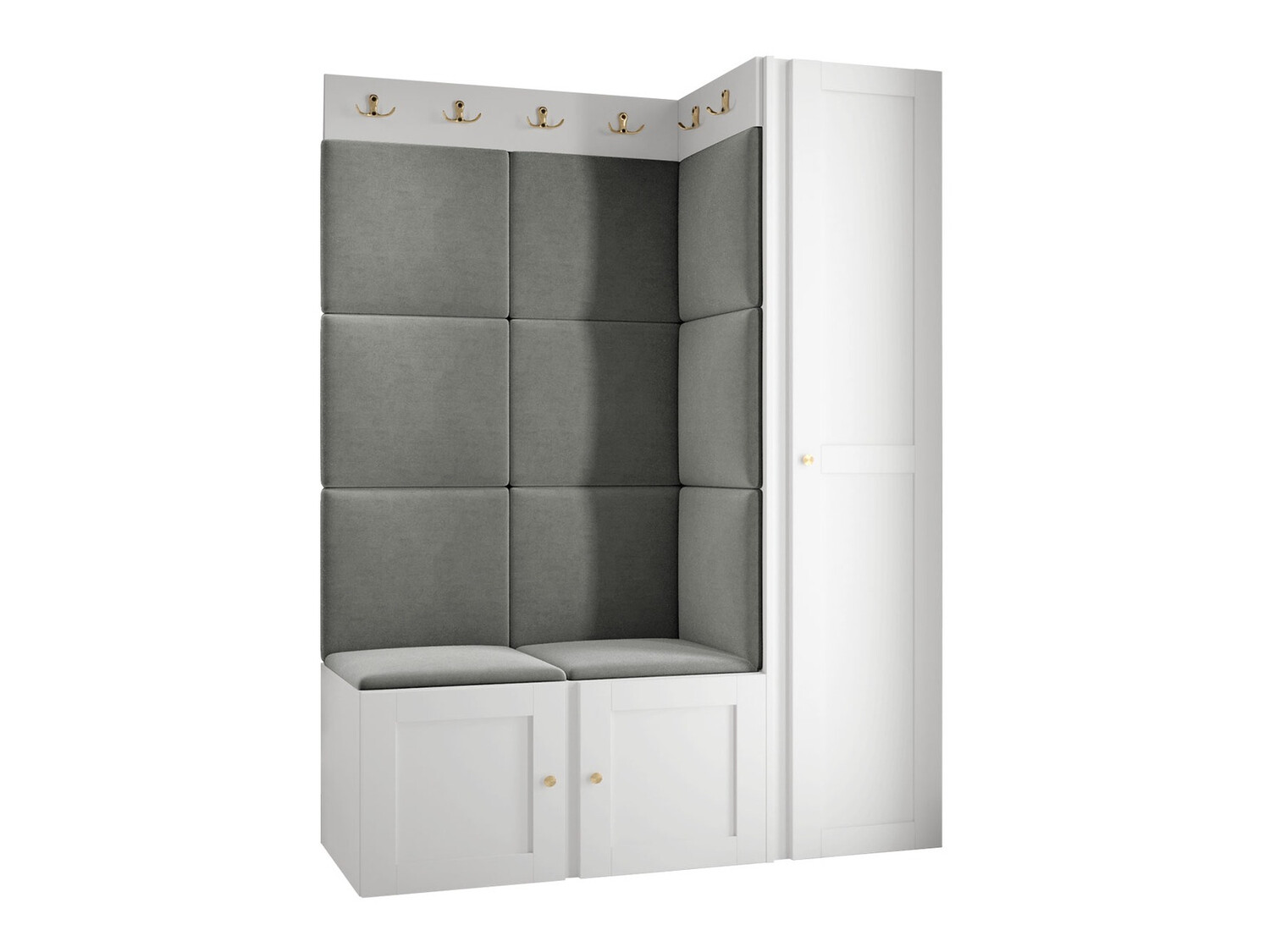 Set za hodnik Hartford 377 (Bijela)