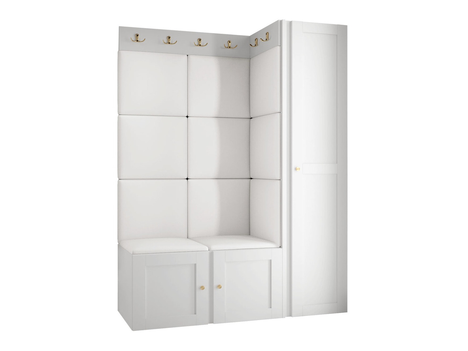 Set za hodnik Hartford 377 (Bijela)