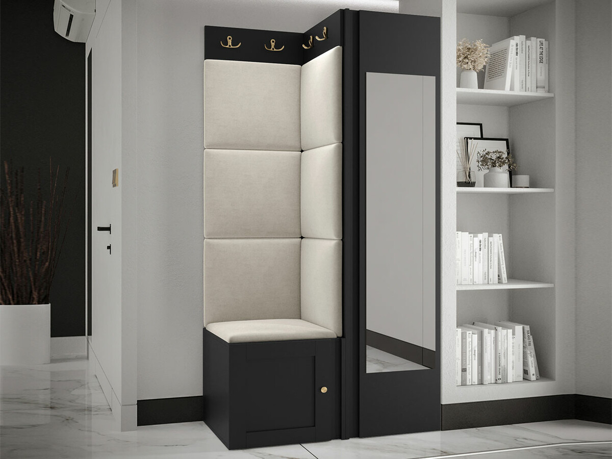 Set za hodnik Hartford 382 (Crna)