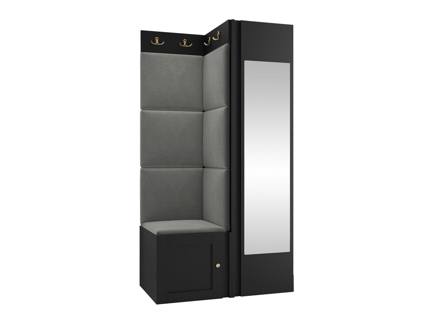 Set za hodnik Hartford 382 (Crna)