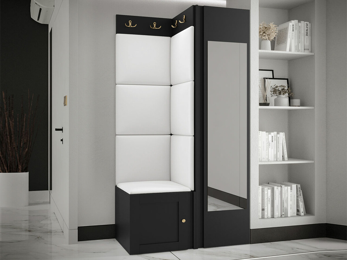 Set za hodnik Hartford 382 (Crna)