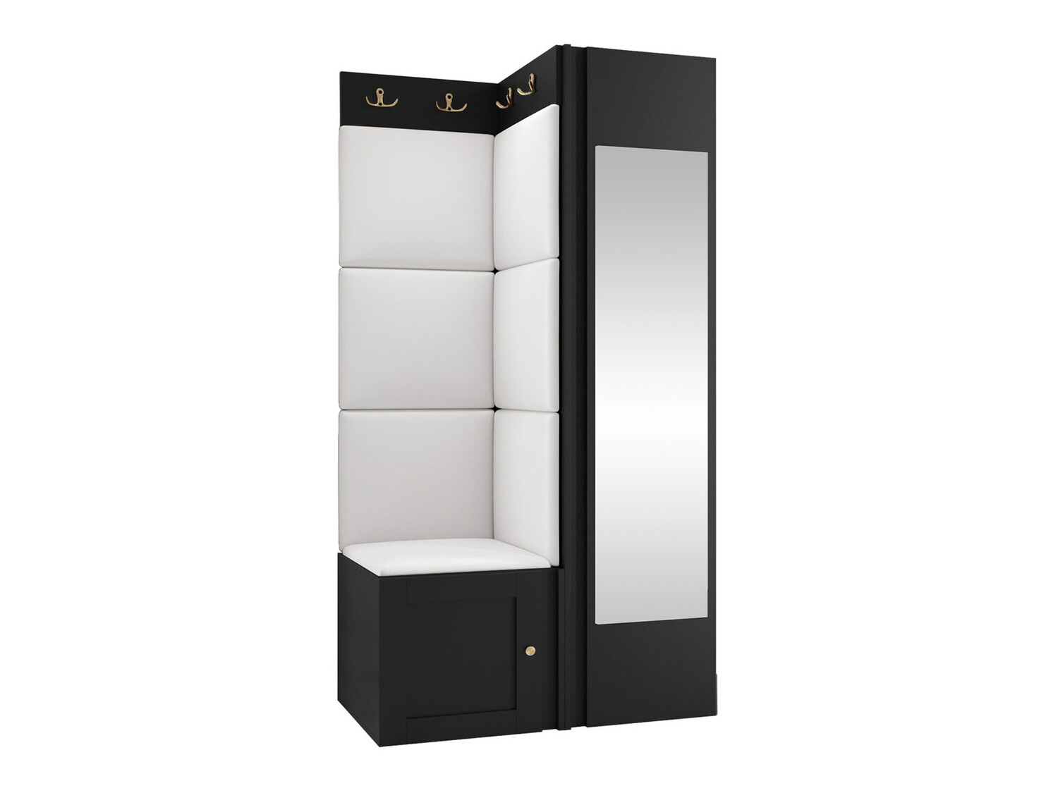 Set za hodnik Hartford 382 (Crna)