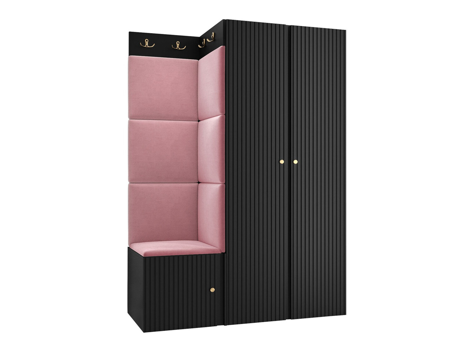 Set za hodnik Hartford 387 (Crna)