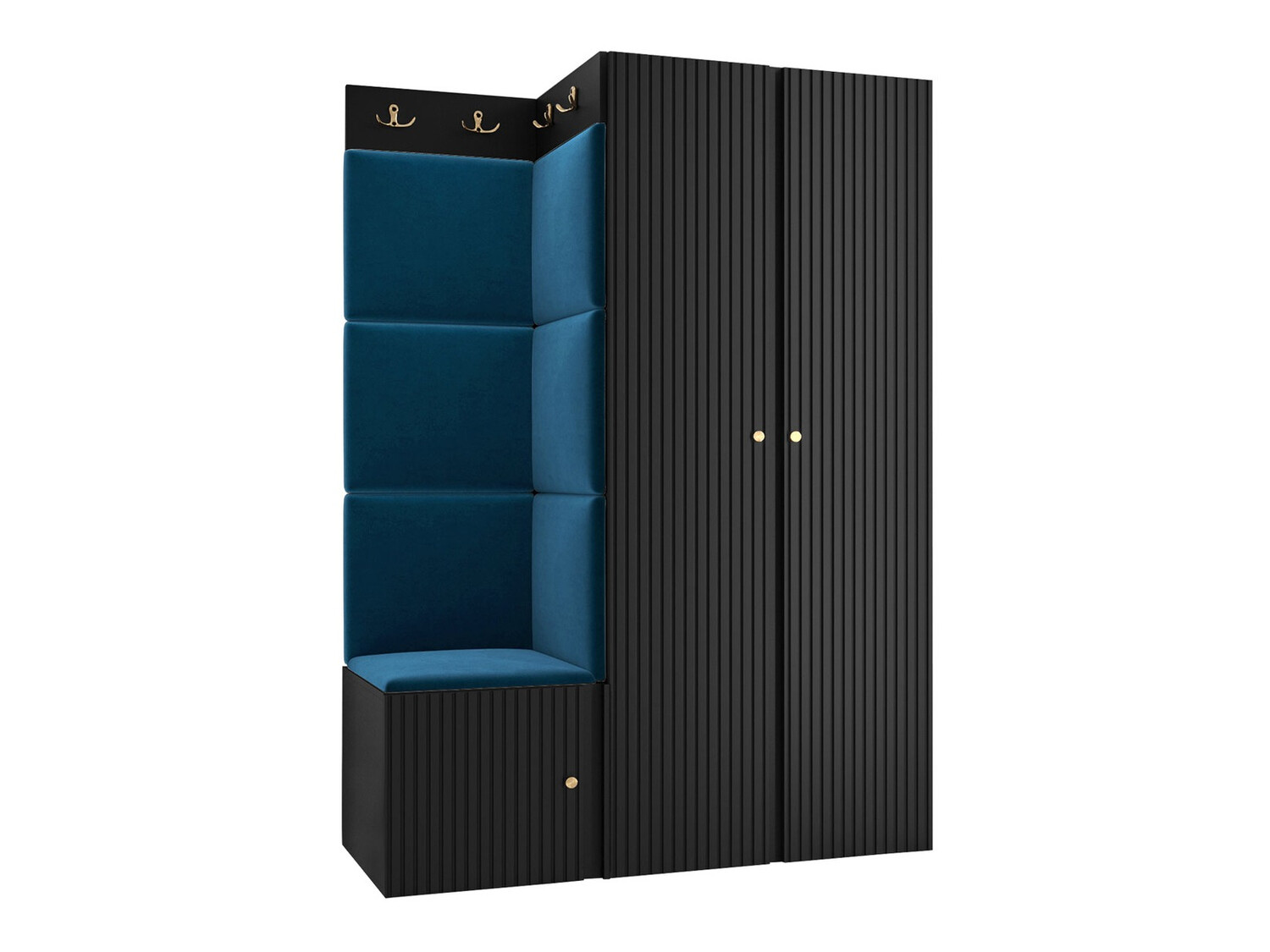 Set za hodnik Hartford 387 (Crna)