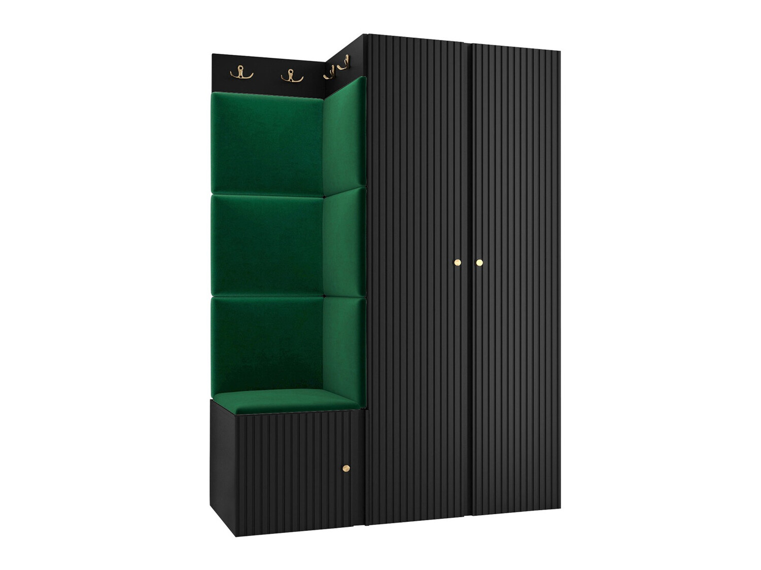 Set za hodnik Hartford 387 (Crna)