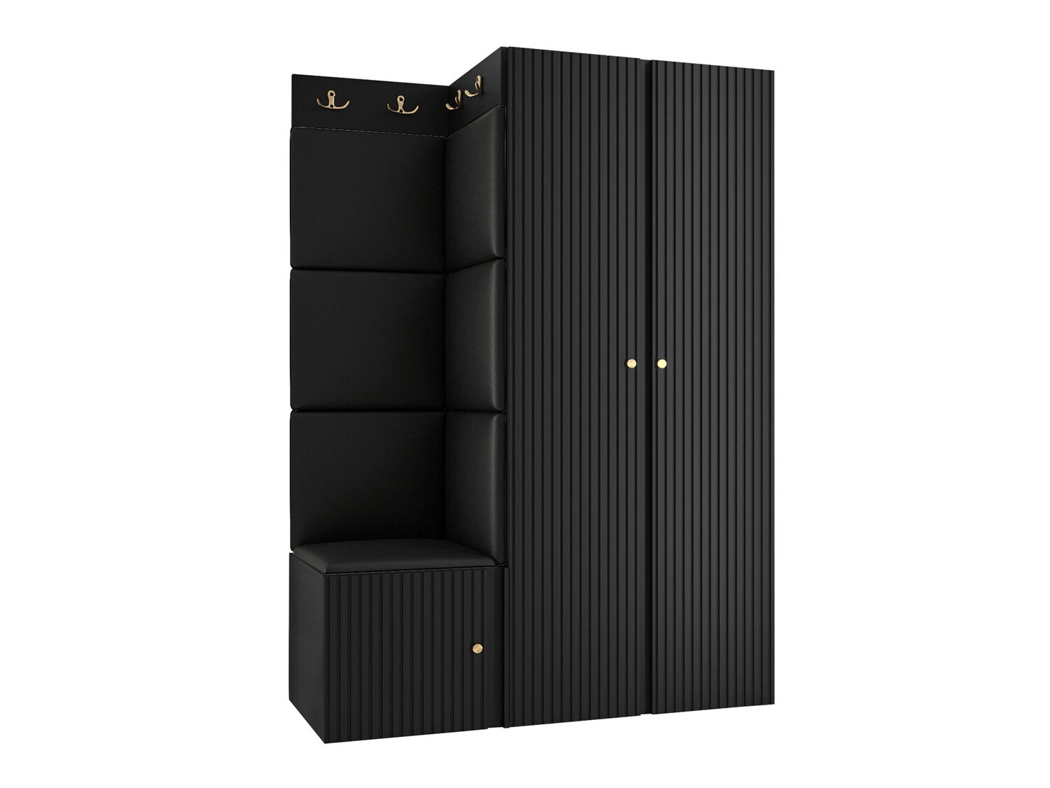 Set za hodnik Hartford 387 (Crna)