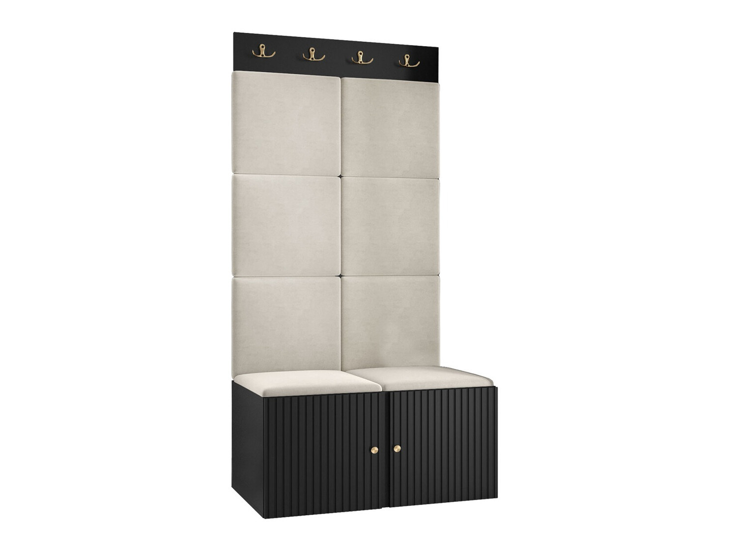 Set za hodnik Hartford 383 (Crna)