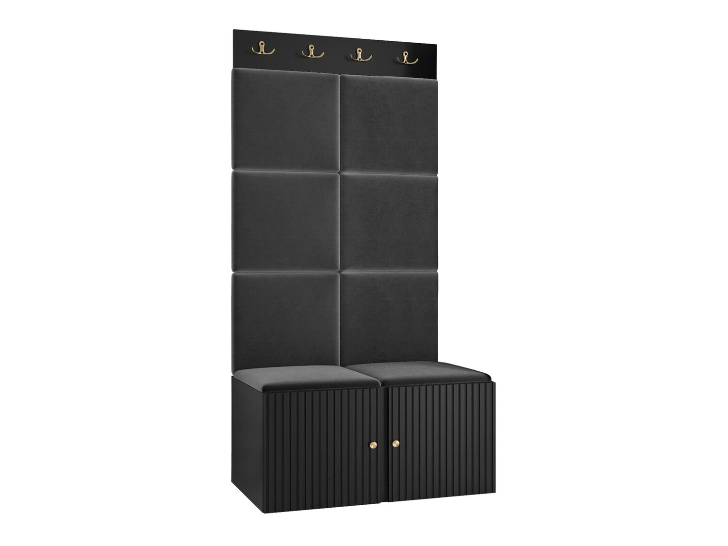 Set za hodnik Hartford 383 (Crna)