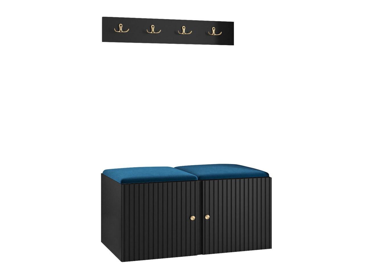 Set za hodnik Hartford 384 (Crna)