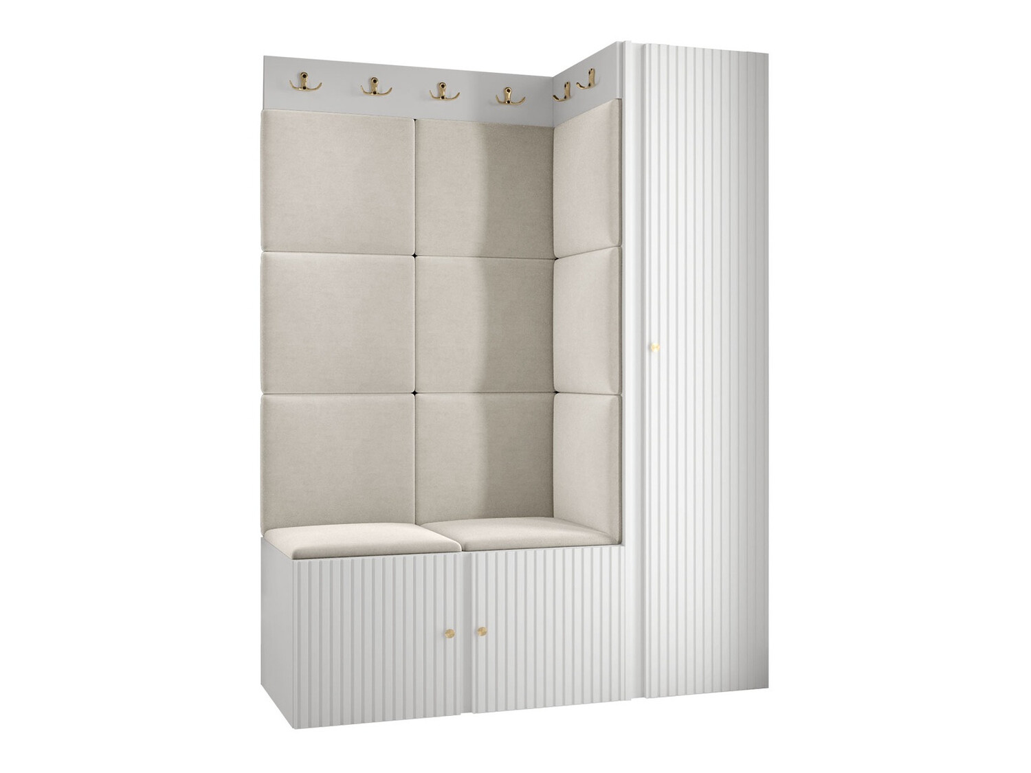 Set za hodnik Hartford 385 (Bijela)