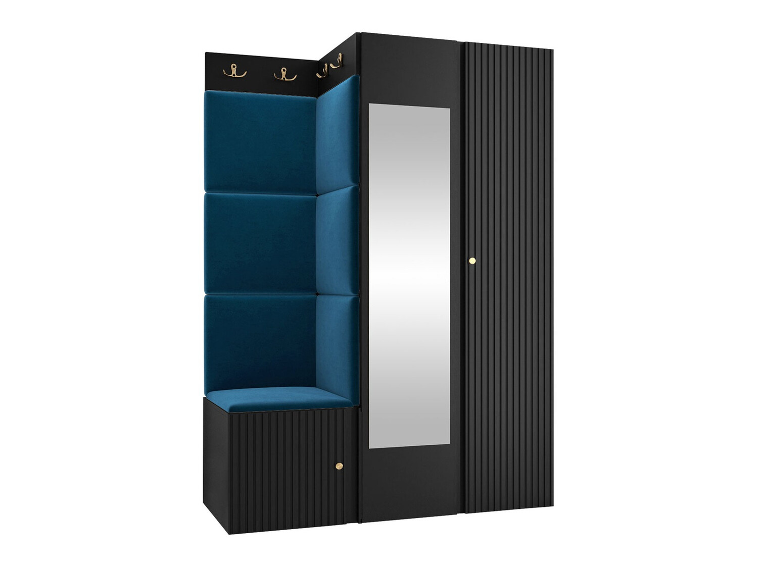 Set za hodnik Hartford 388 (Crna)