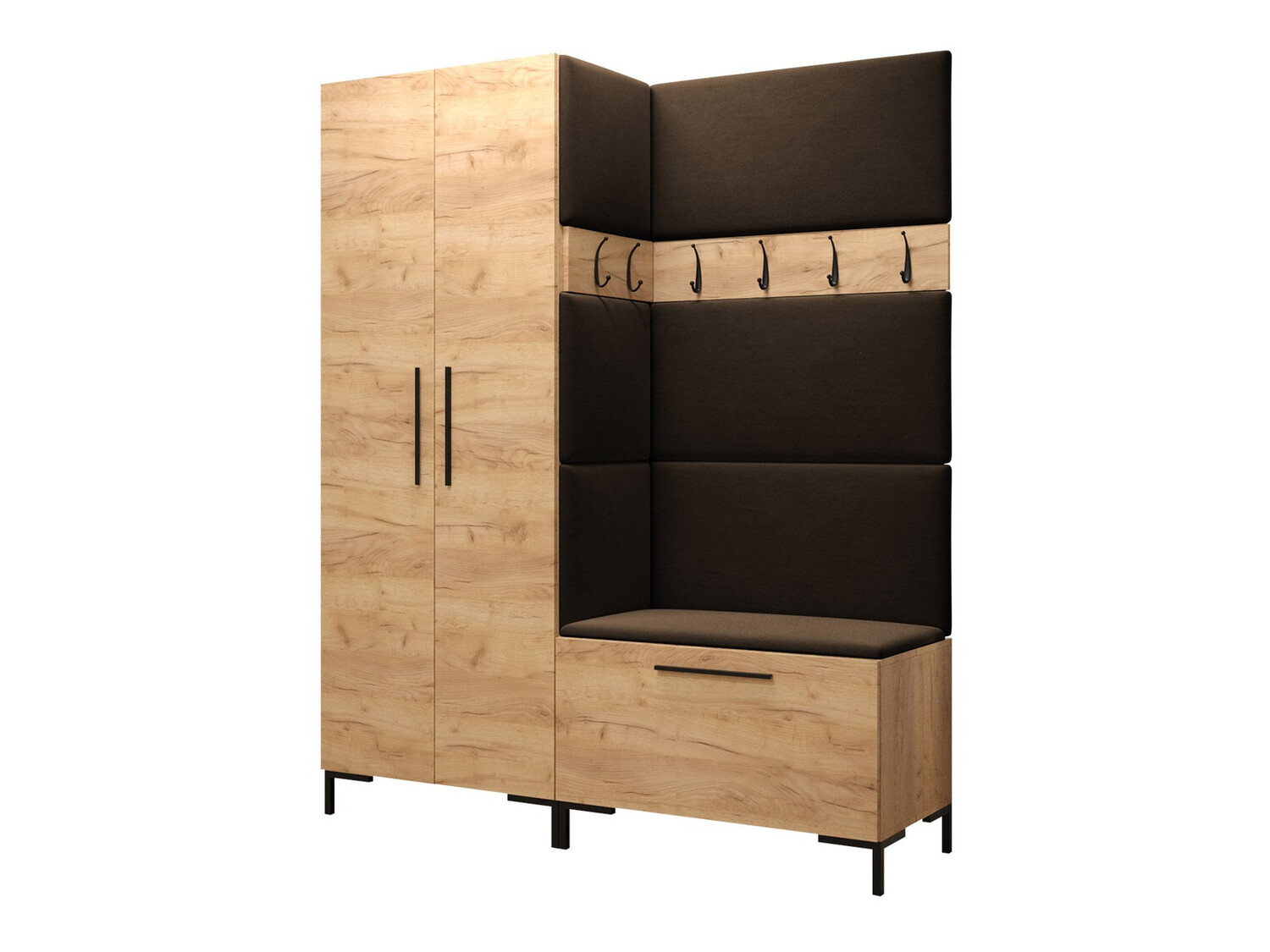 Set za hodnik Nomal I (Craft hrast)