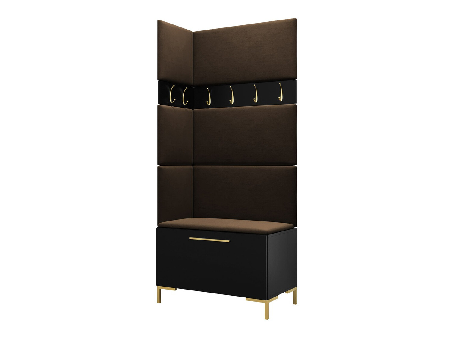 Set za hodnik Nomal IV (Crna)