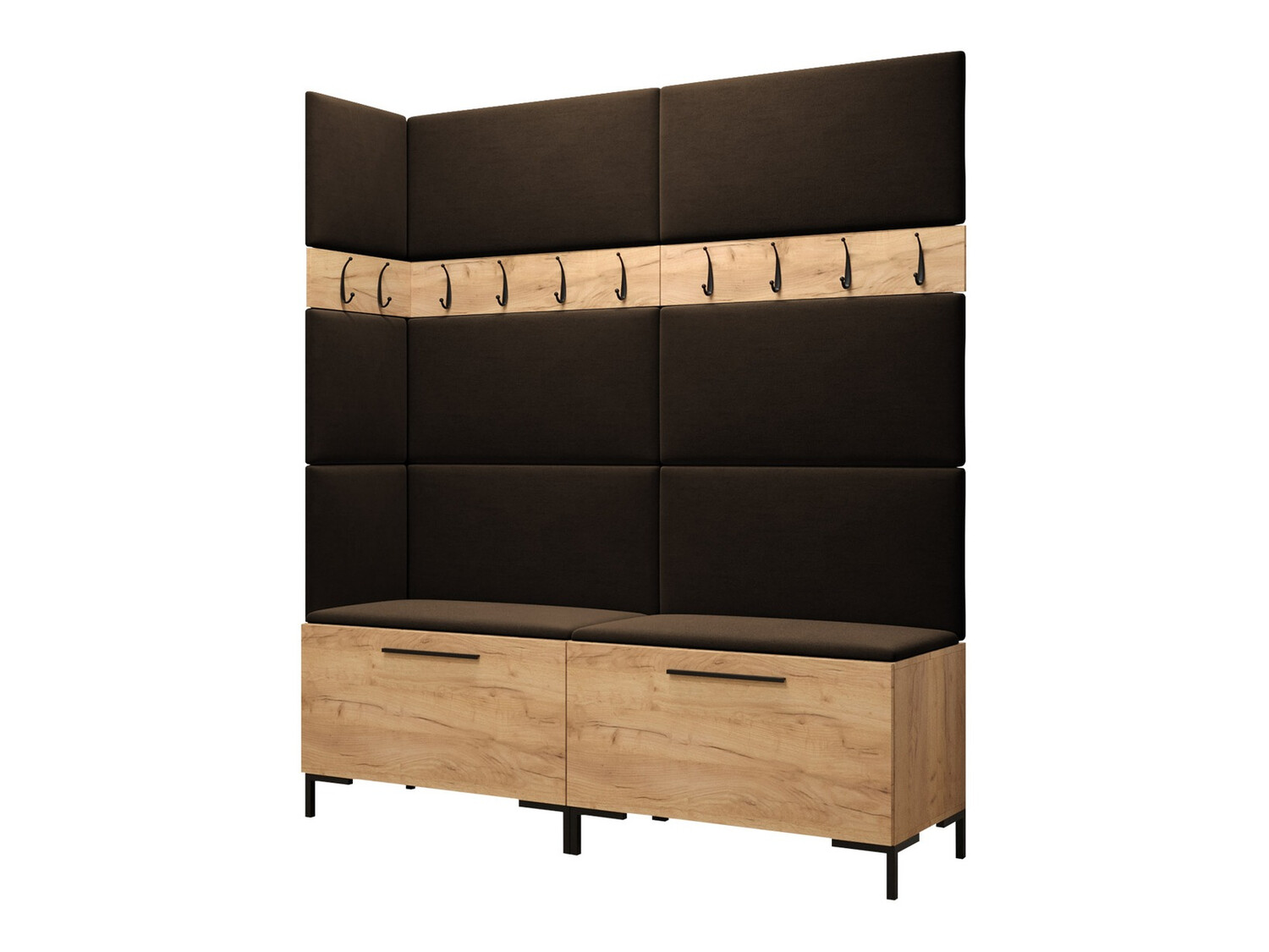 Set za hodnik Nomal V (Craft hrast)