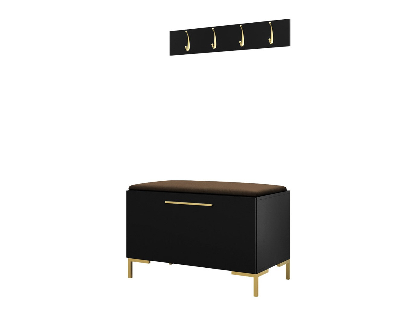 Set za hodnik Tivsoa 108 (Crna)