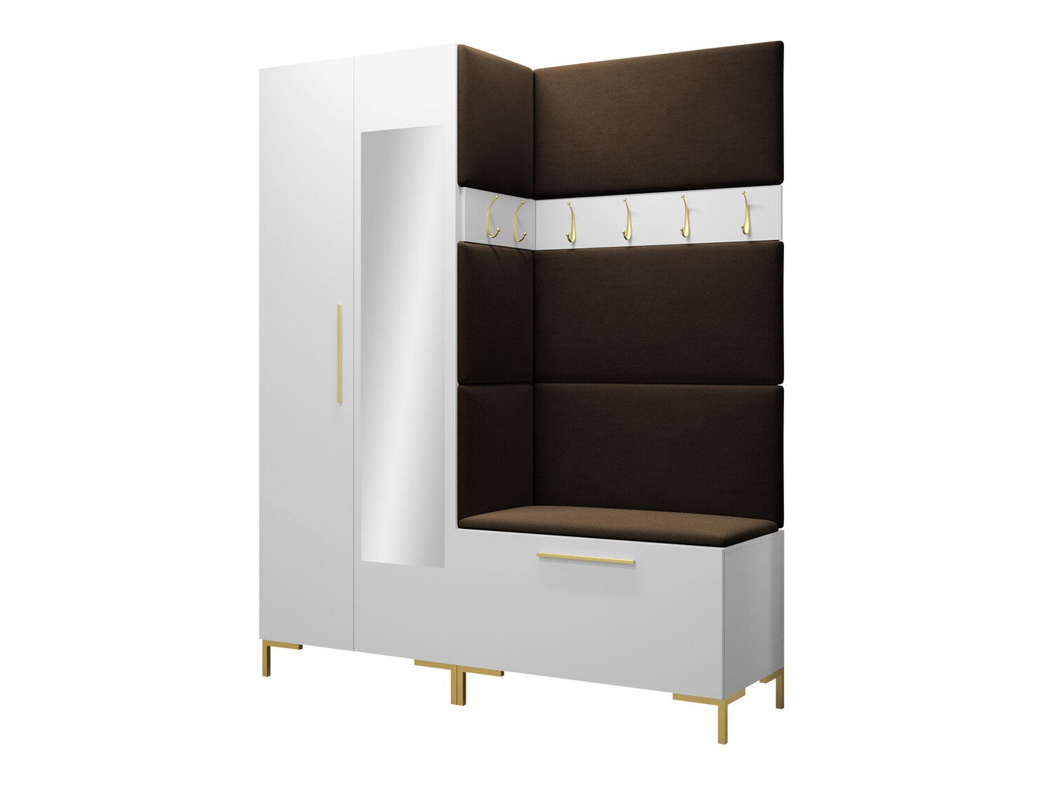 Set za hodnik Tivsoa 107 (Bijela)