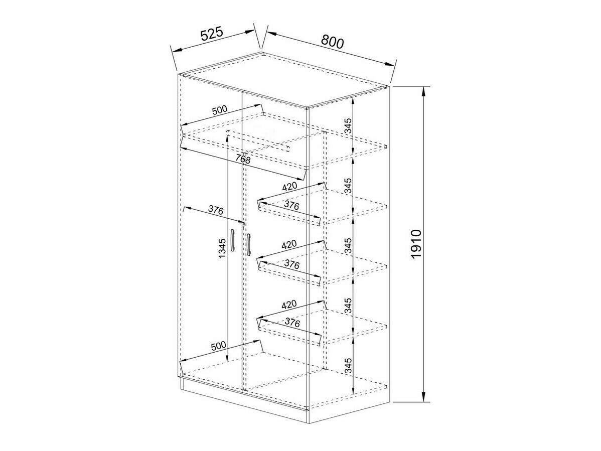Ormar Etfela 107 (Sonoma hrast)