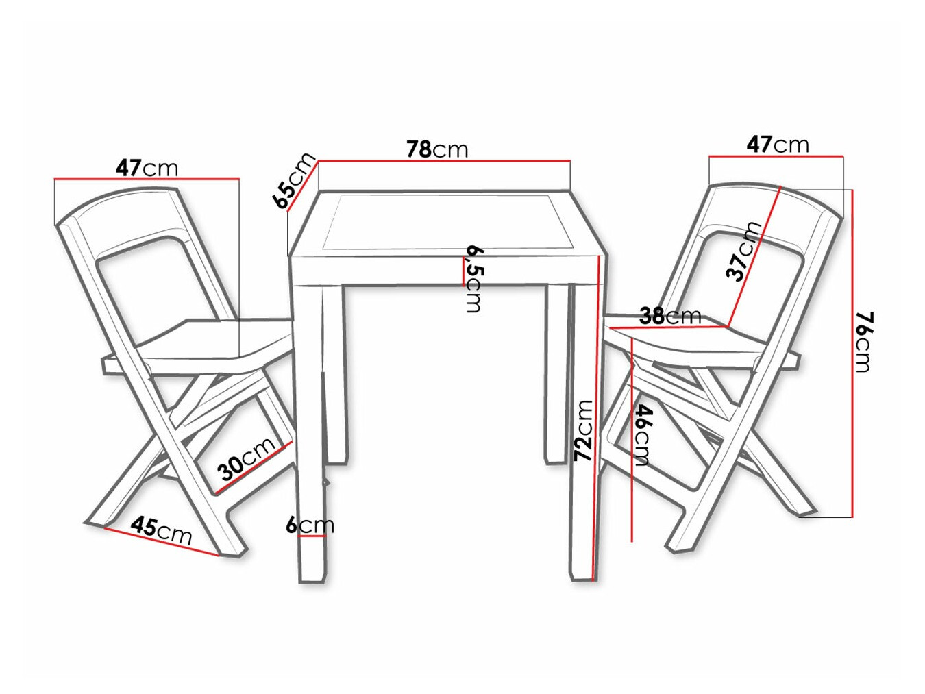 Balkonska garnitura Richardson 119