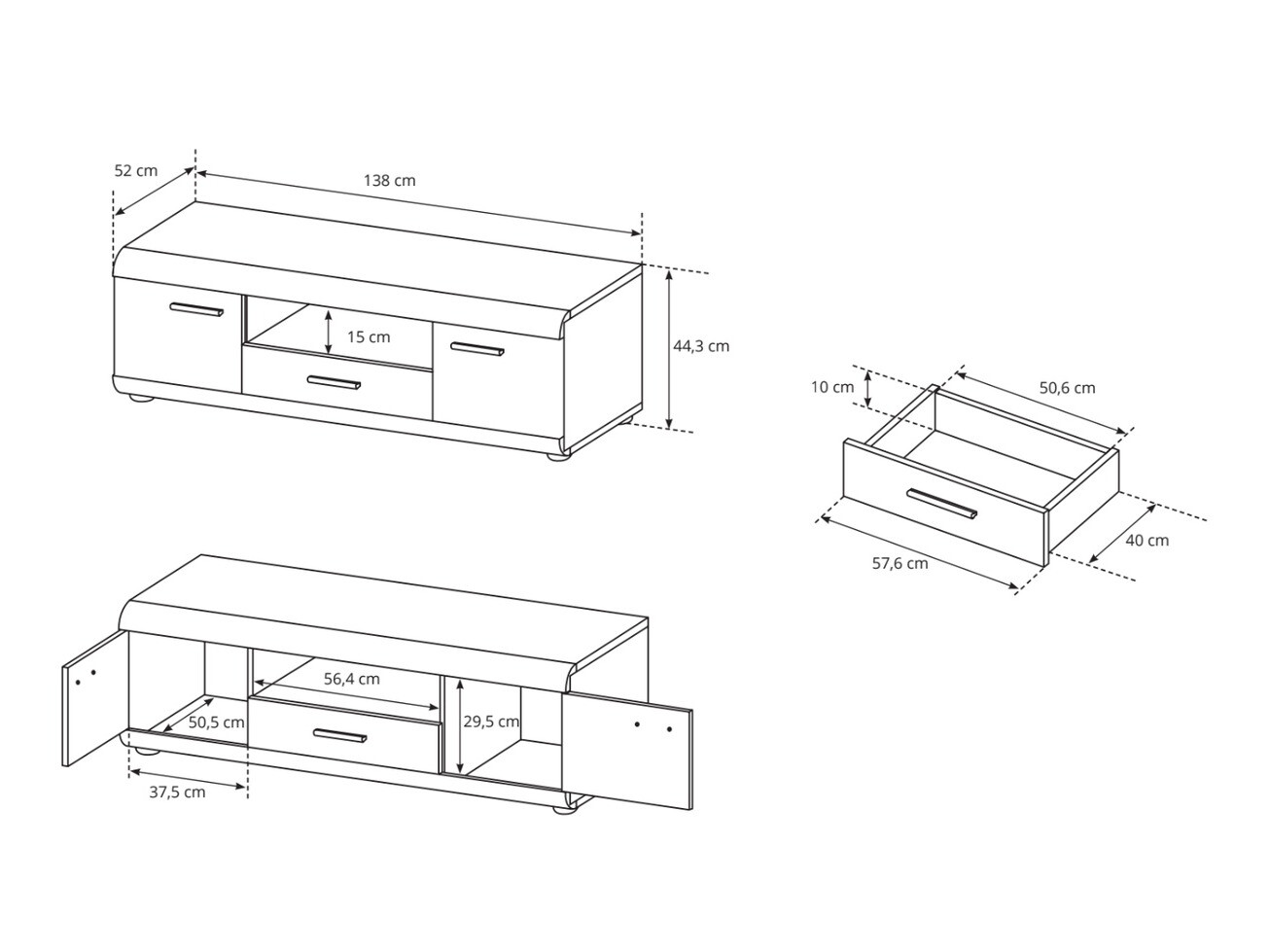 TV stol Evarleve 103