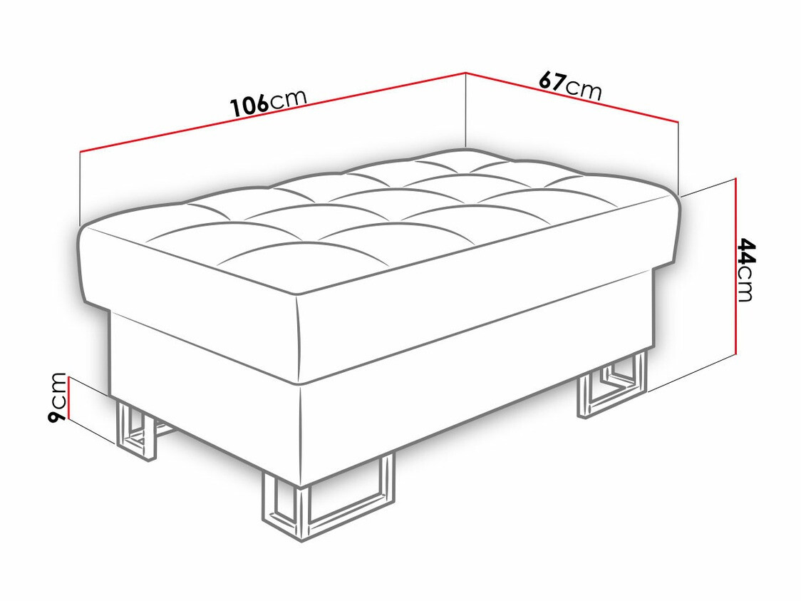 Tapecirana klupa Comfivo Anima (Fresh 11)