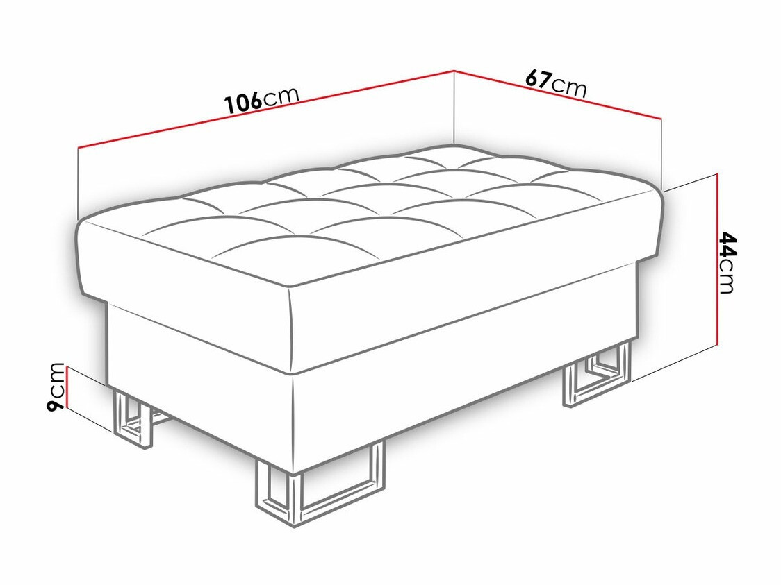 Tapecirana klupa Comfivo Anima (Venus Velvet 2932)