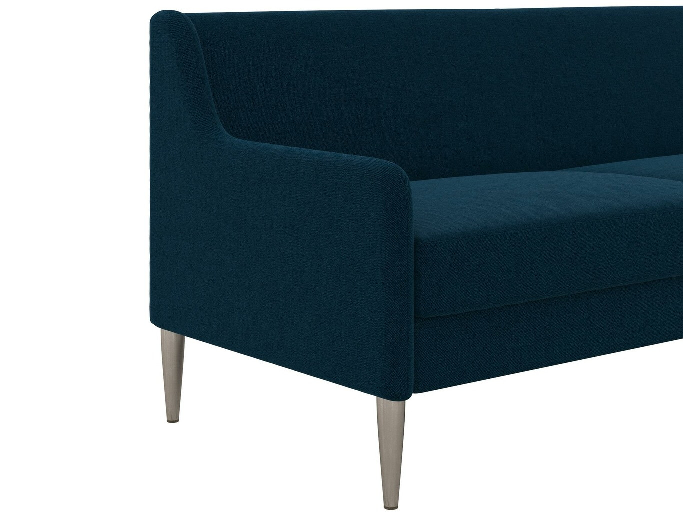 Kauč CosmoLiving by Cosmopolitan 124 (Plava + Srebrna)