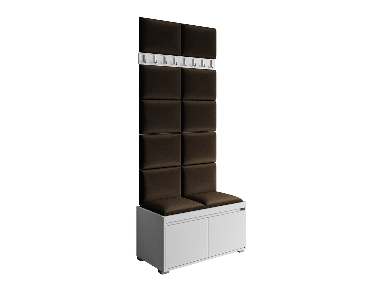 Set za hodnik Comfivo Pinus IV (Bijela + Manila 04)