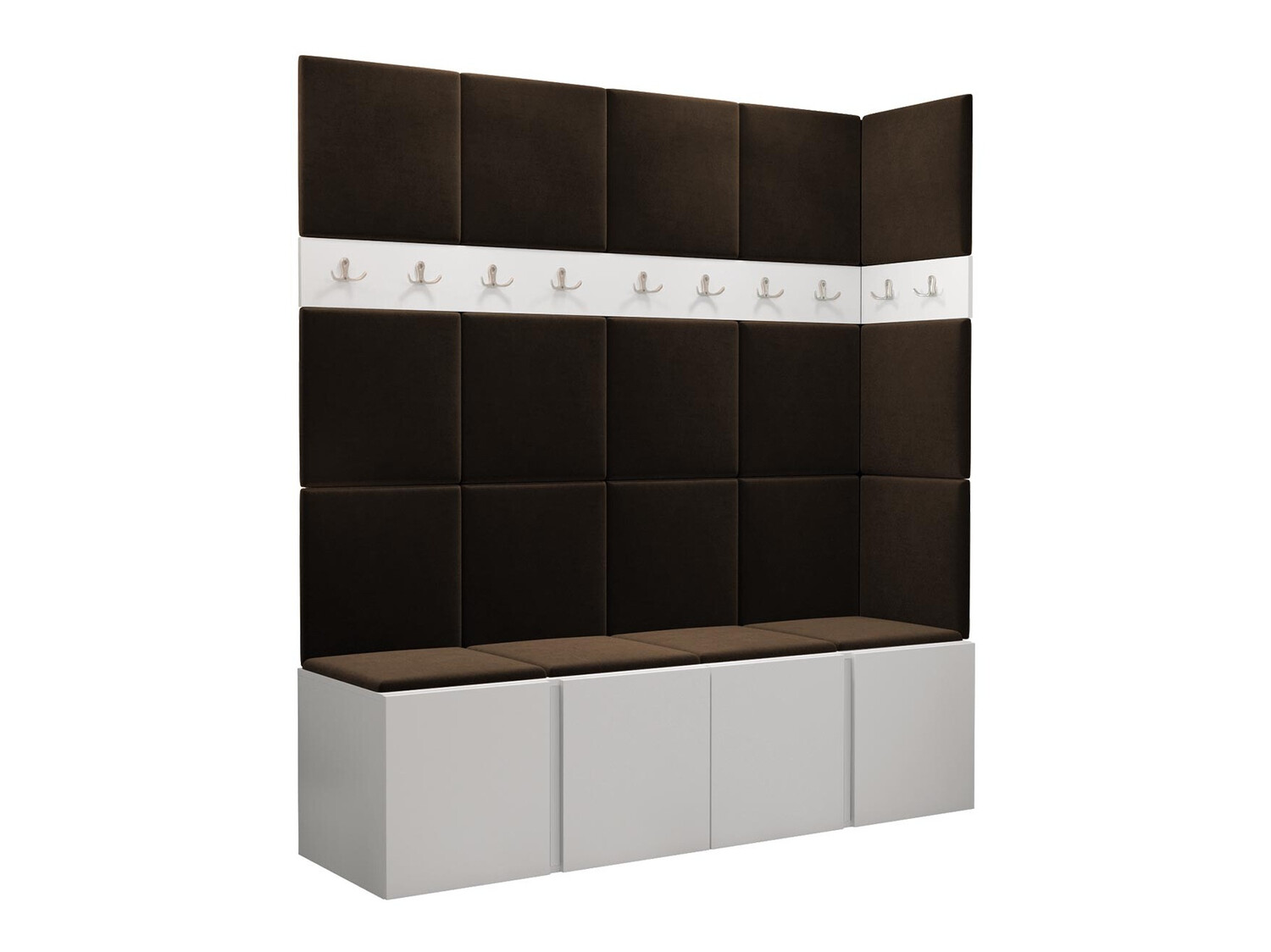 Set za hodnik Pinis II (Bijela)