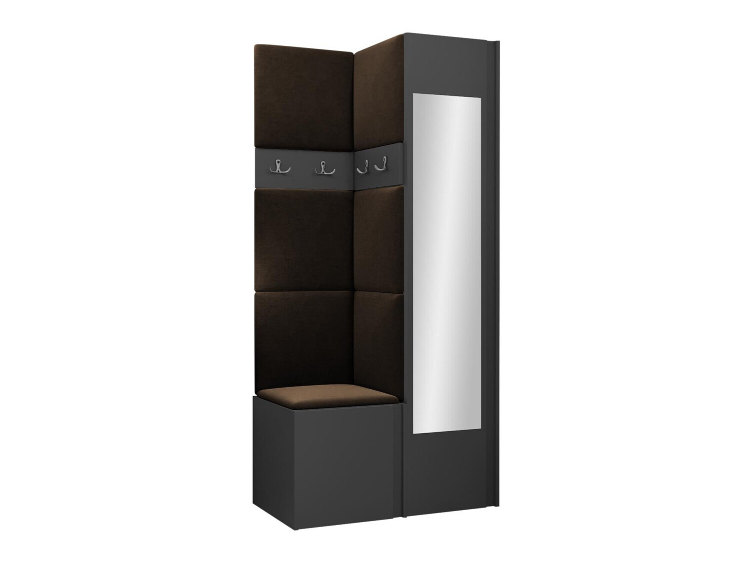 Set za hodnik Pinis XXV (Grafit)