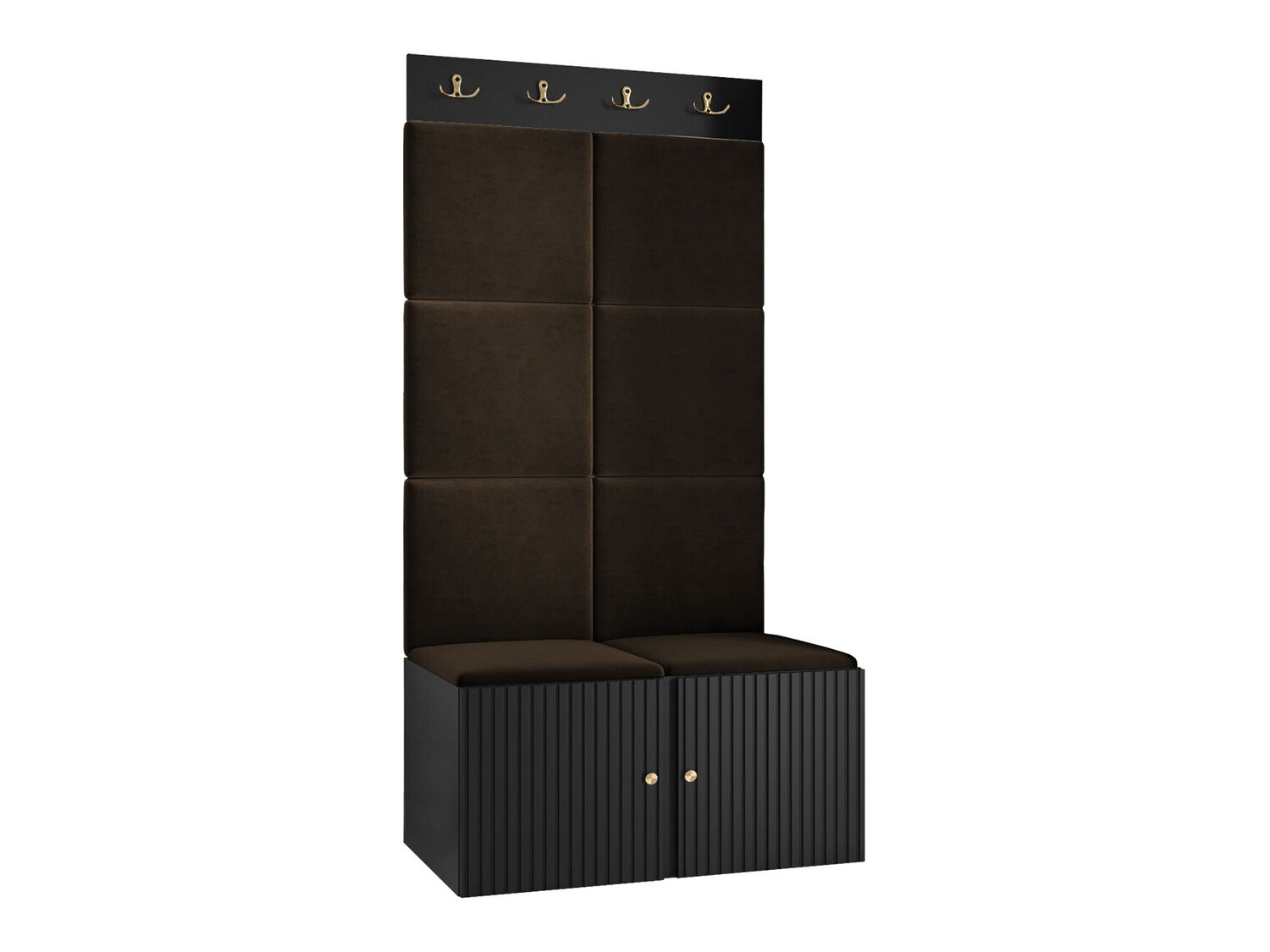 Set za hodnik Hartford 383 (Crna)