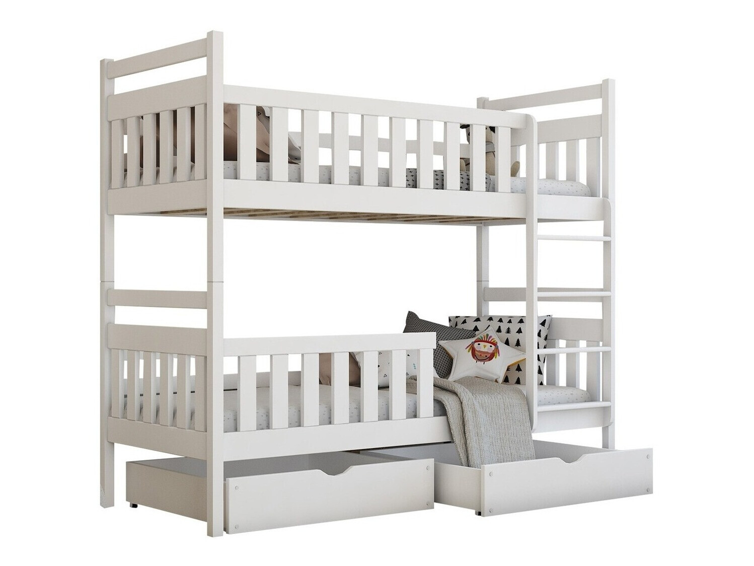 Dvokatan krevet Vista 100 (Bijela)